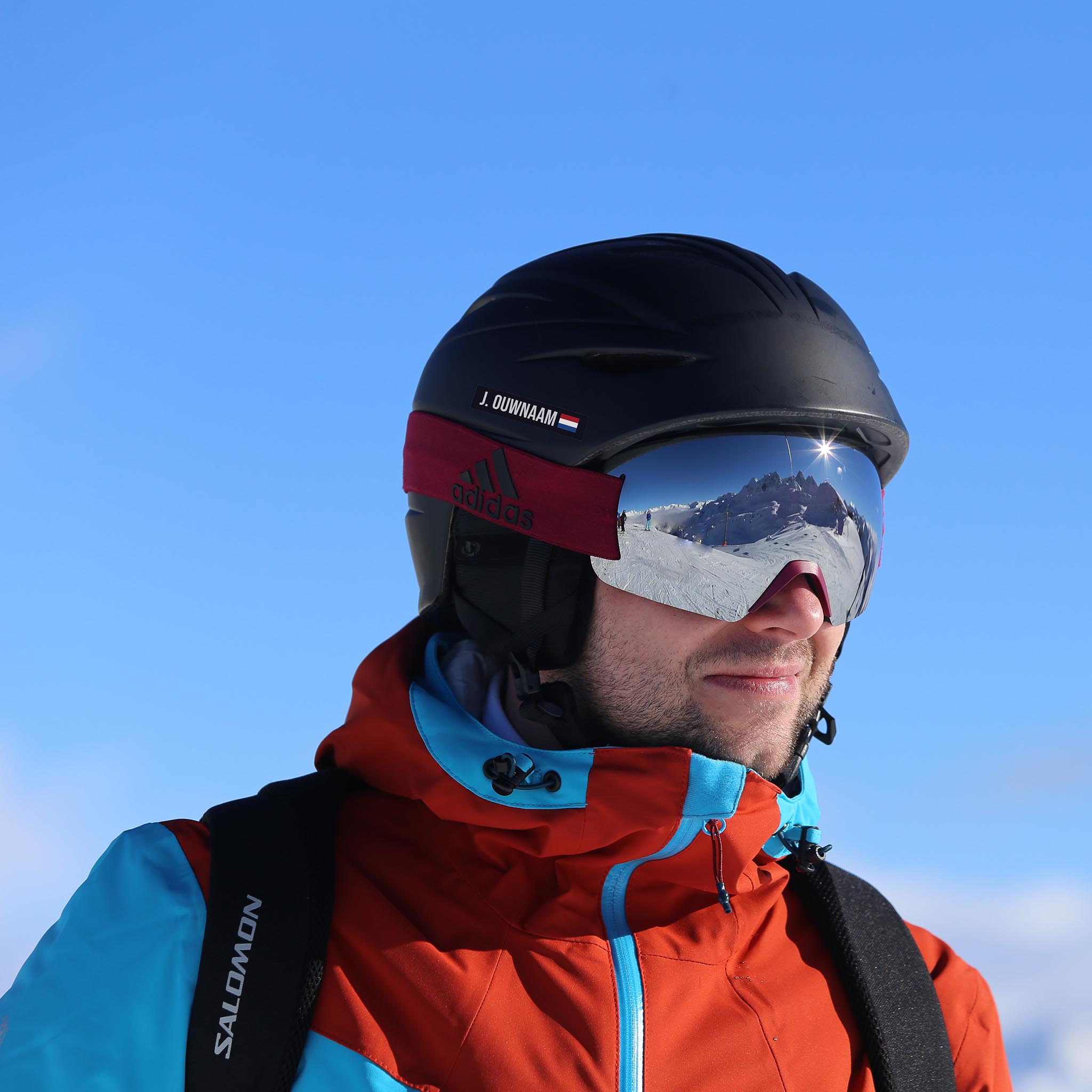 Ski-Aufkleber.
