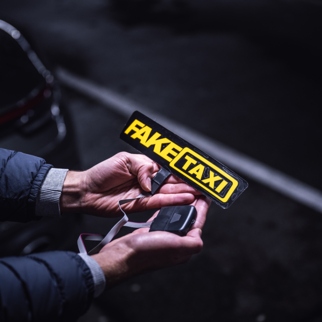 Fake Dealer Sticker FakeTaxi led sticker | Auto sticker van Fake Taxi – socialsticker