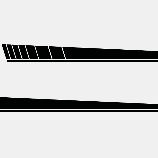 Racing Stripes | Nevada | Satz von 2 Streifen