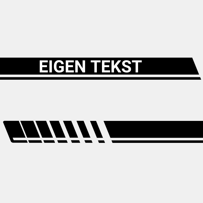 Racing Stripes | Georgetown | Mit eigenem Text! | Set aus 2 Streifen