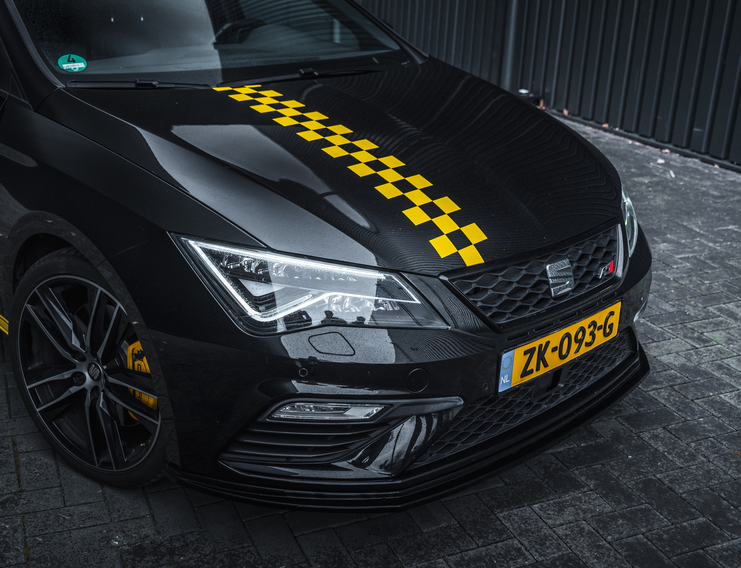 Motorhaubenstreifen | Rennflagge