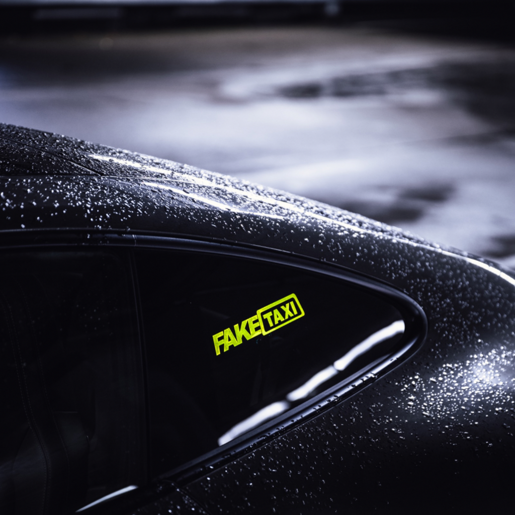 FakeTaxi LED-Aufkleber