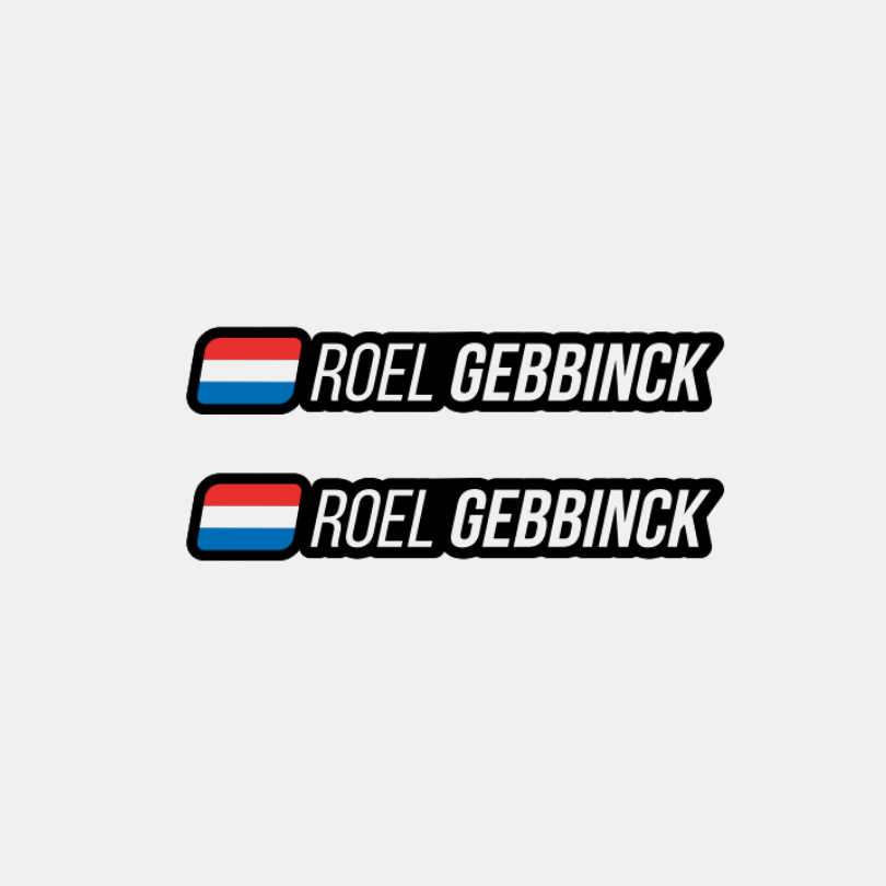 Name & Flaggenaufkleber 'Sölden' Ski