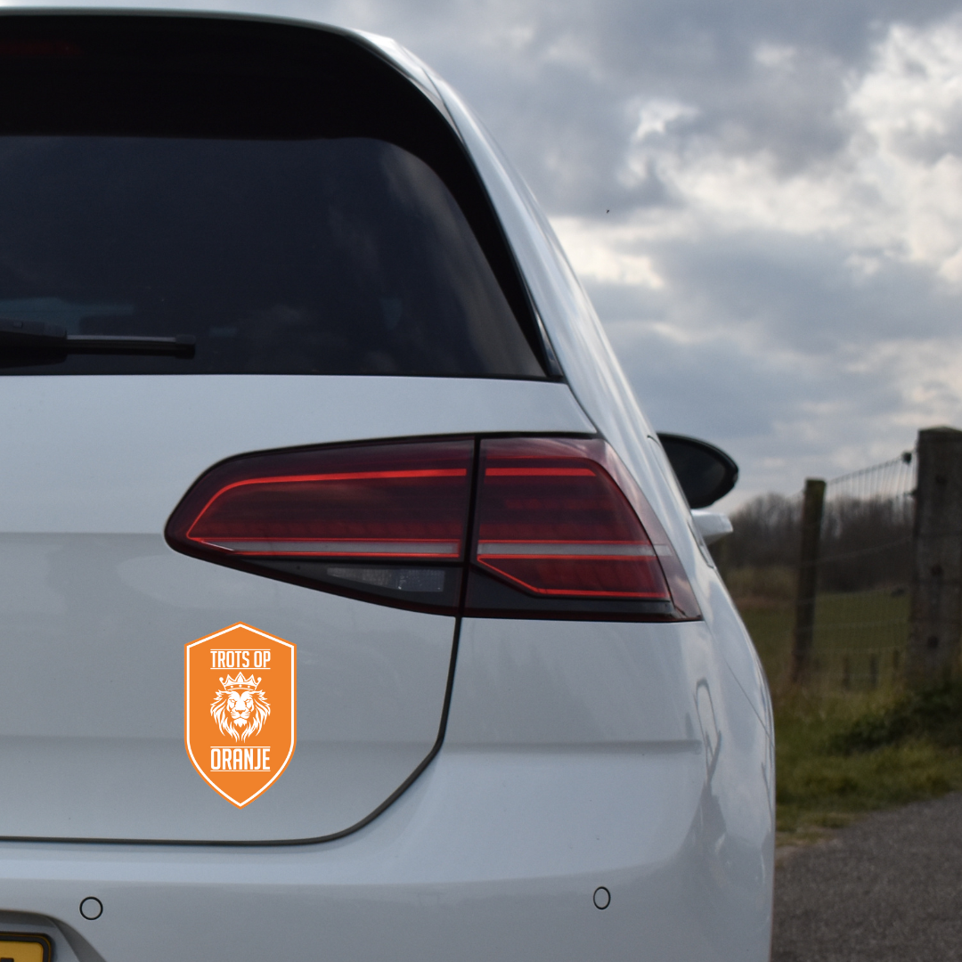 Trots op Oranje autosticker