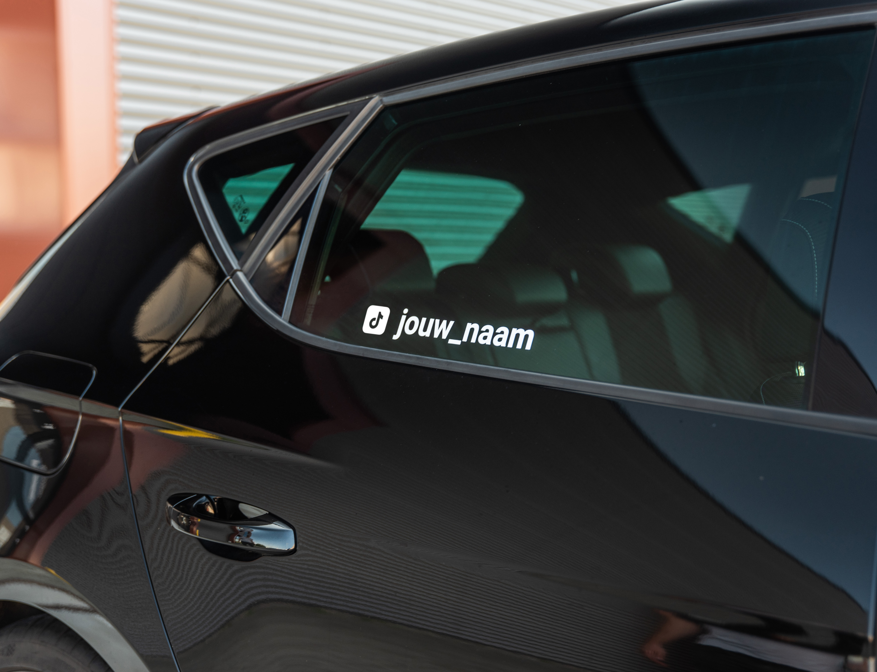 TikTok Auto-aufkleber