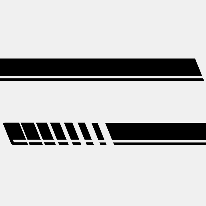 Racing Stripes | Georgetown | Satz von 2 Streifen