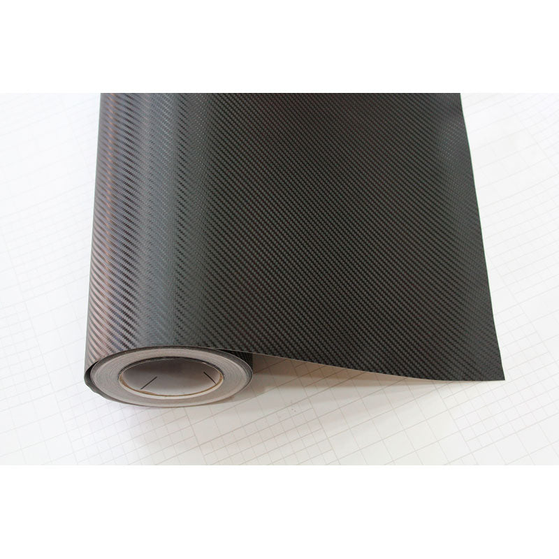 3D Carbon Wrap Folie | Schwarz