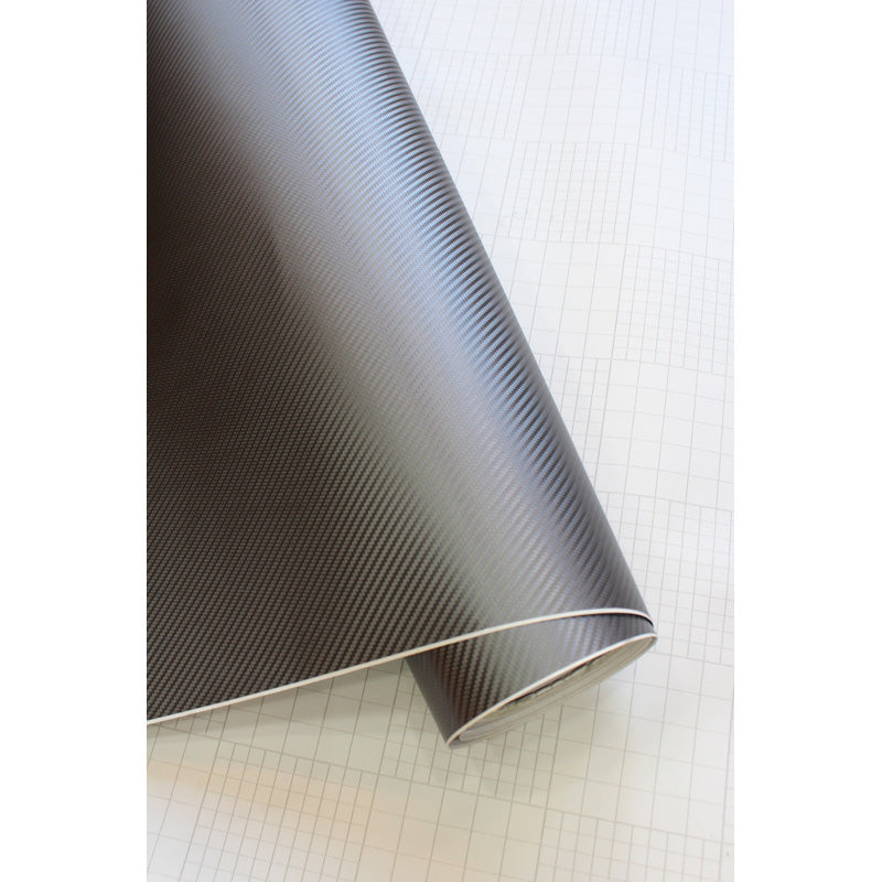 3D Carbon Wrap Folie | Dunkelgrau