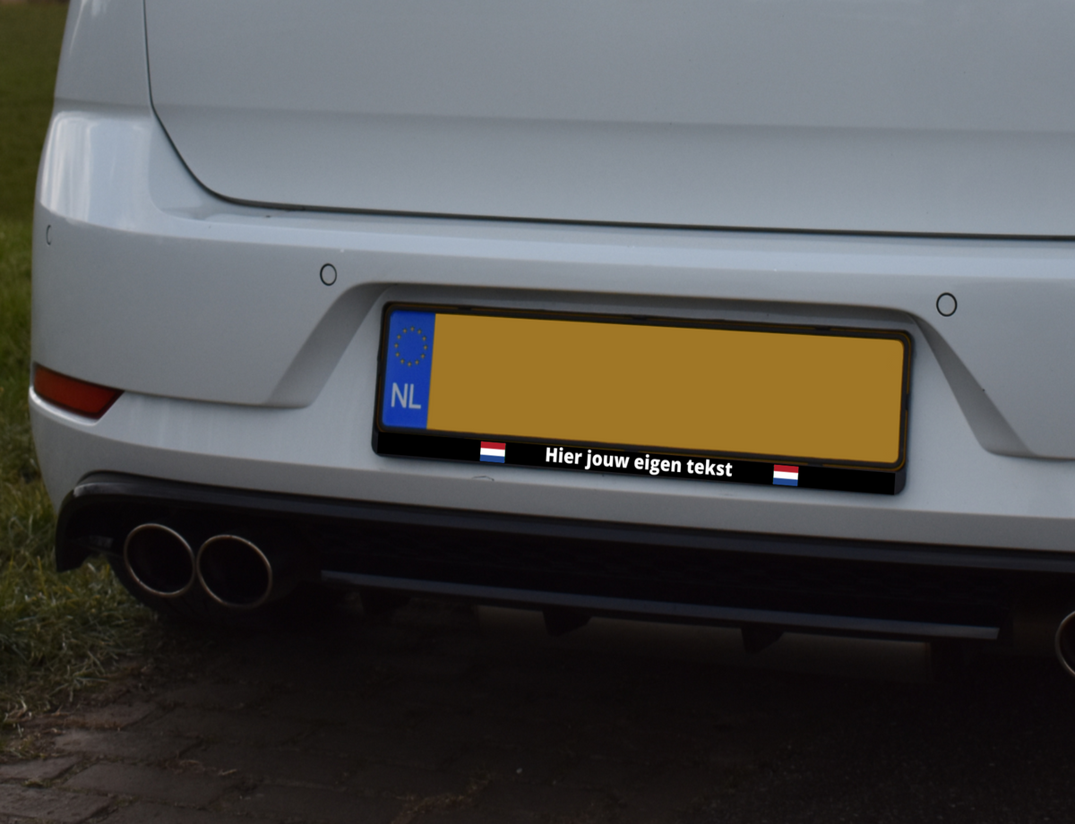 kentekensticker Nederland vlag