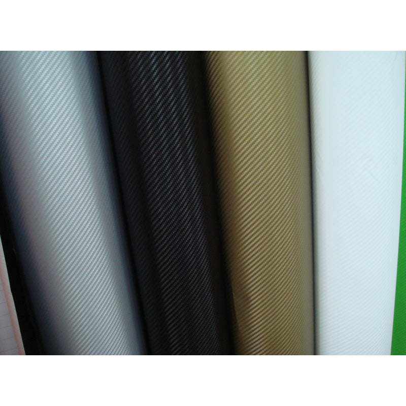 3D Carbon Wrap Folie | Silber