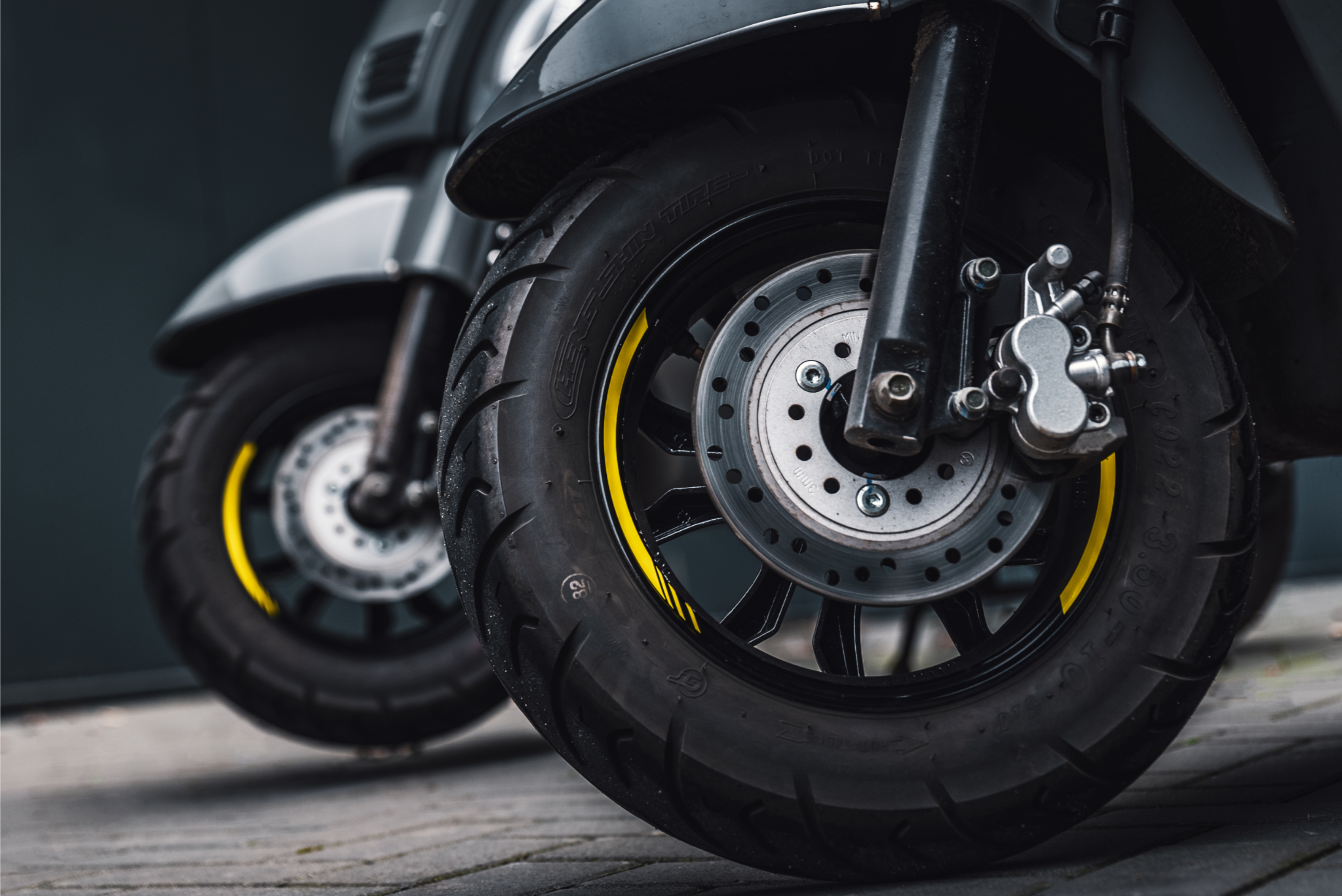 Scooter Zierstreifen Felgen (Set aus 8)