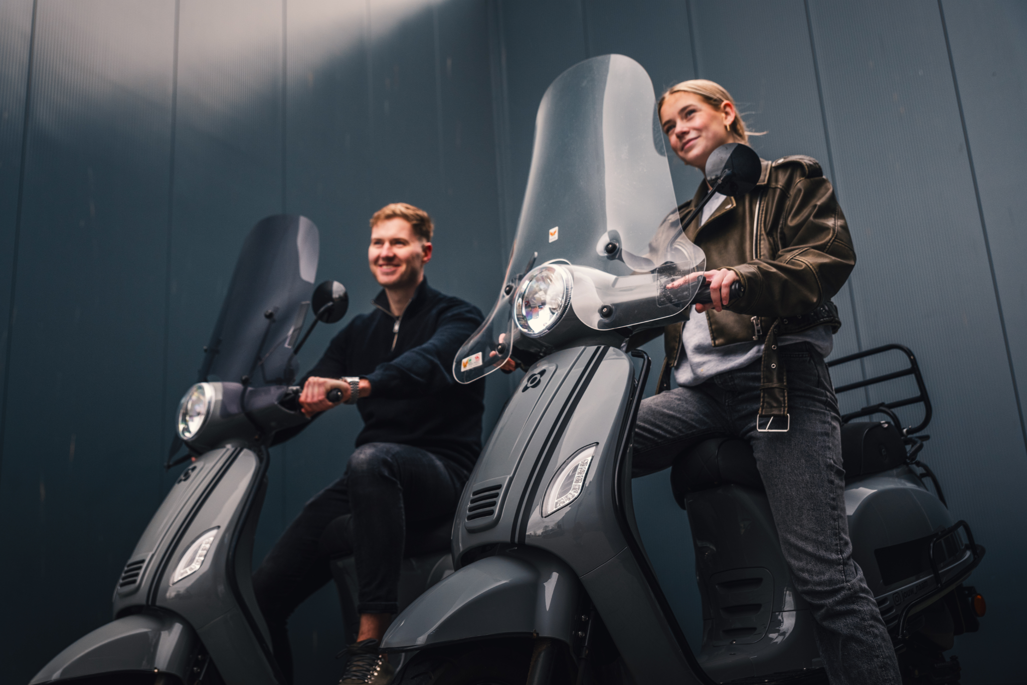 Scooter Zierstreifen Vorderseite (Set aus 2 Streifen)